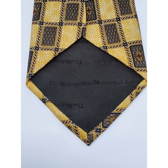 THE METROPOLITAN MUSEUM OF ART LOT OF 3 100% SILK NECKTIES TIE MENSWEAR NEW YORK - Picture 9 of 13